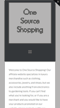 Mobile Screenshot of onesourceshopping.com