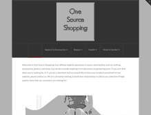 Tablet Screenshot of onesourceshopping.com